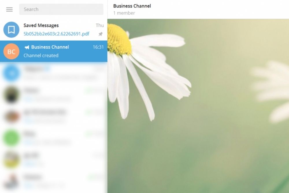 how to create a telegram channel for business